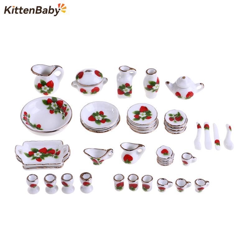Dollhouse Furniture Set - 1 Set 1:12 Miniature Doll House