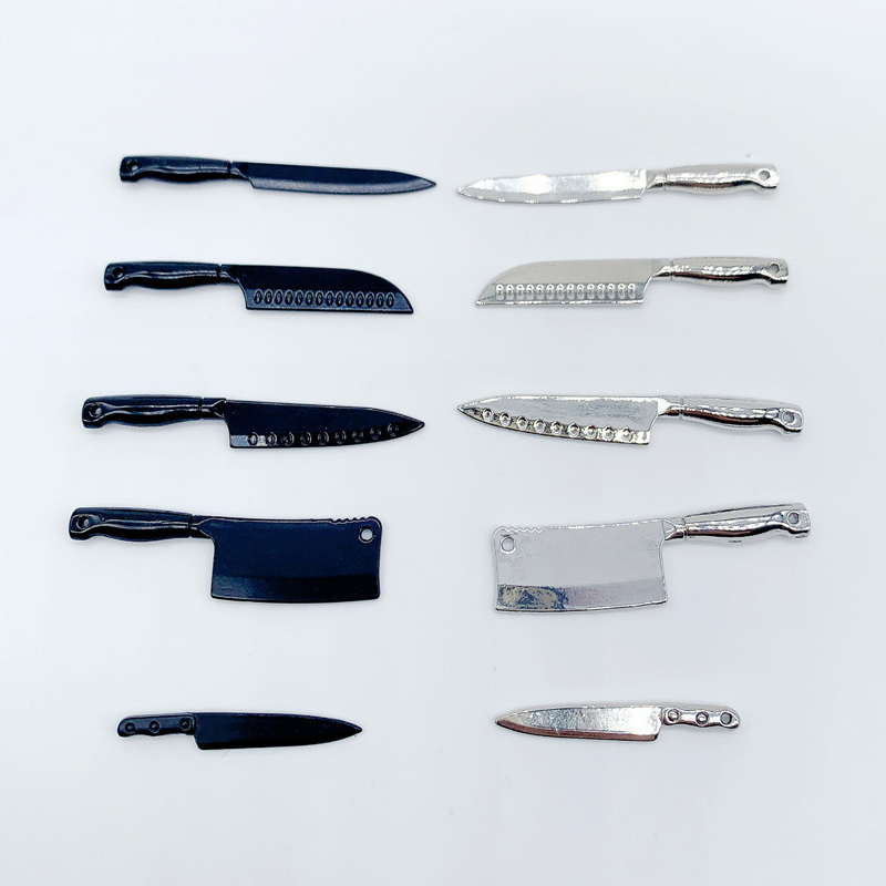 Dollhouse Furniture Set - 1/12 Dollhouse Mini Knives Model Dollhouse