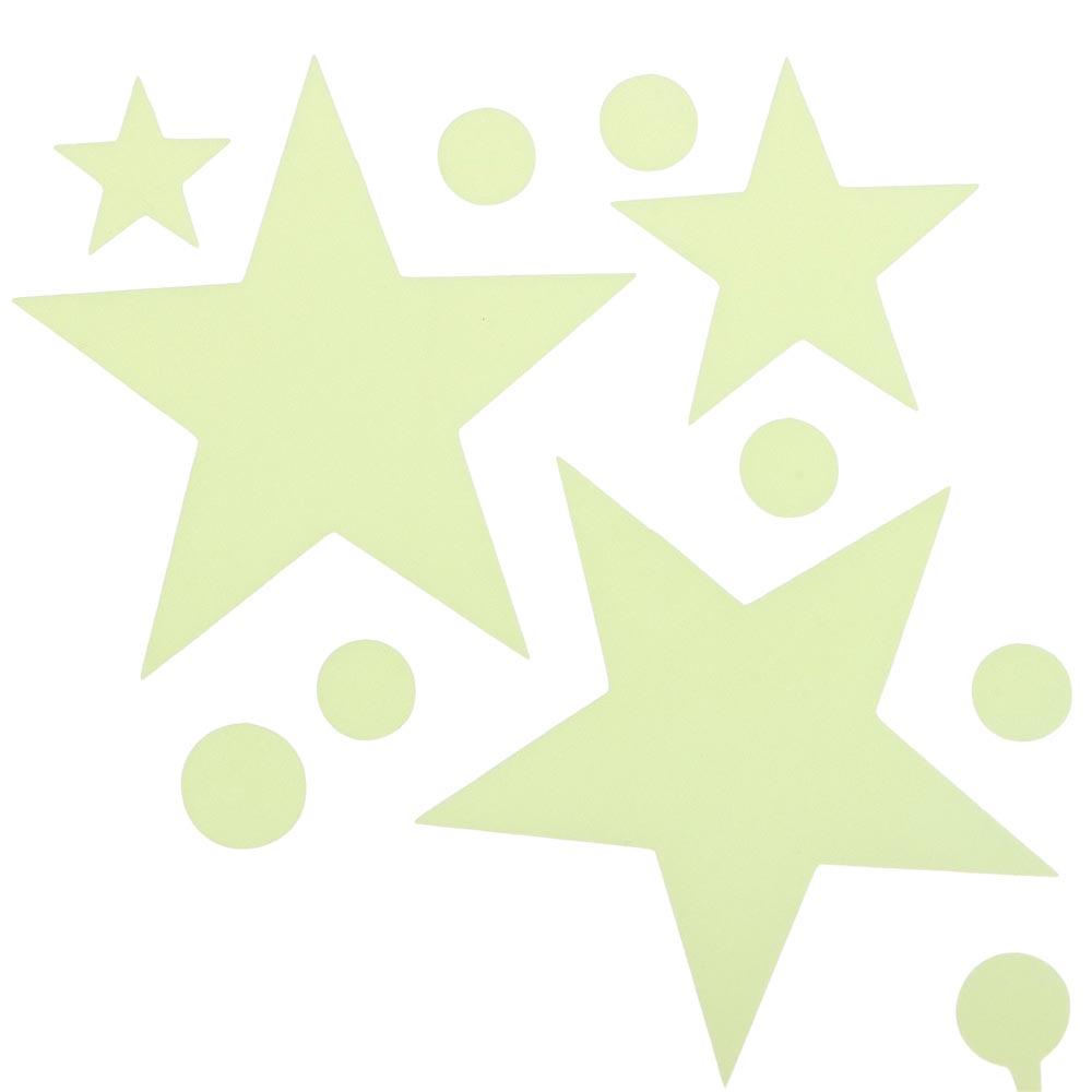 New Green Glow in The Dark Sta - Glow In Dark Stars recension och pris