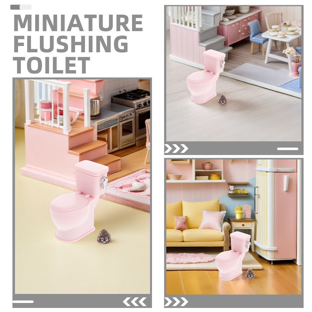2Pcs 1:12 Scale Miniature Flus - Dollhouse Furniture Set recension och pris