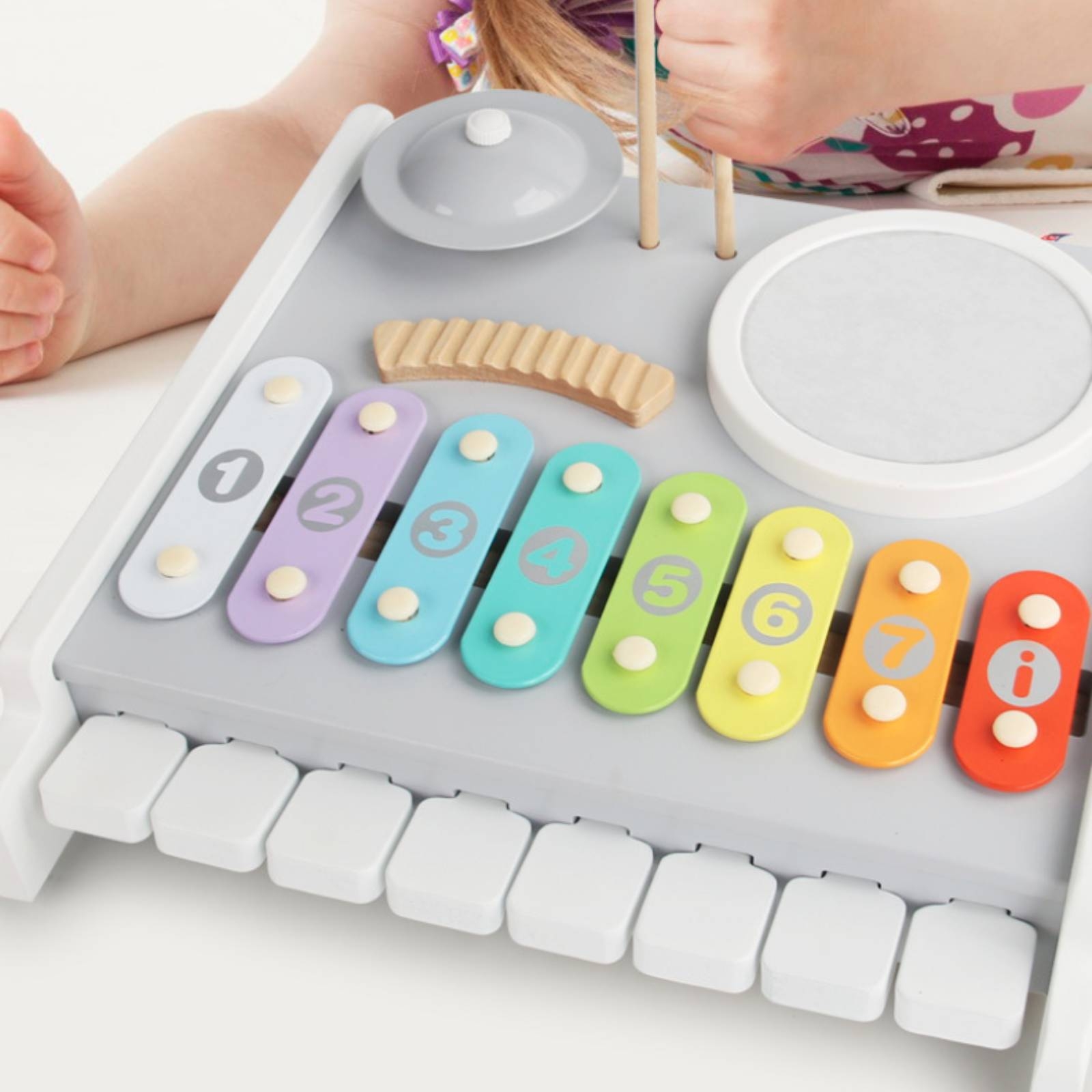 Piano Xylophone Drum Toy Multi - Kids Toys Xylophone recension och pris