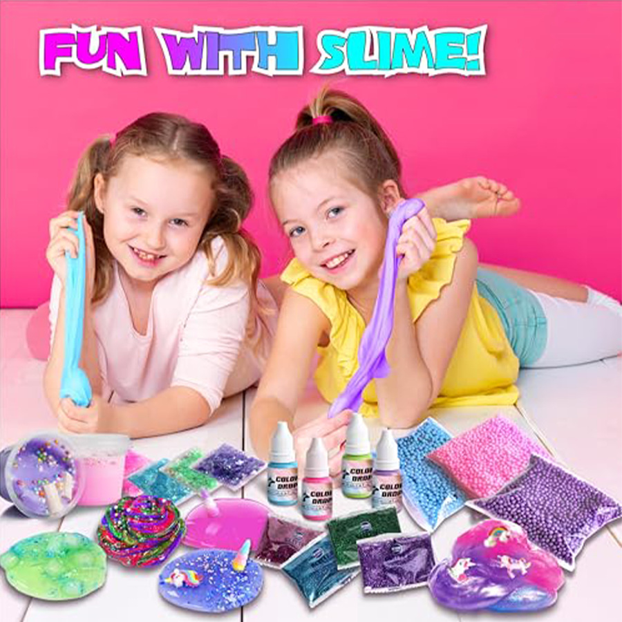 Unicorn Crystal Slime DIY Maki - Slime Making Kit recension och pris