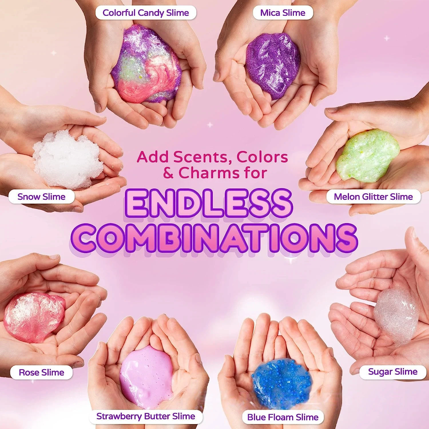 Unicorn Crystal Slime DIY Maki - Slime Making Kit recension och pris