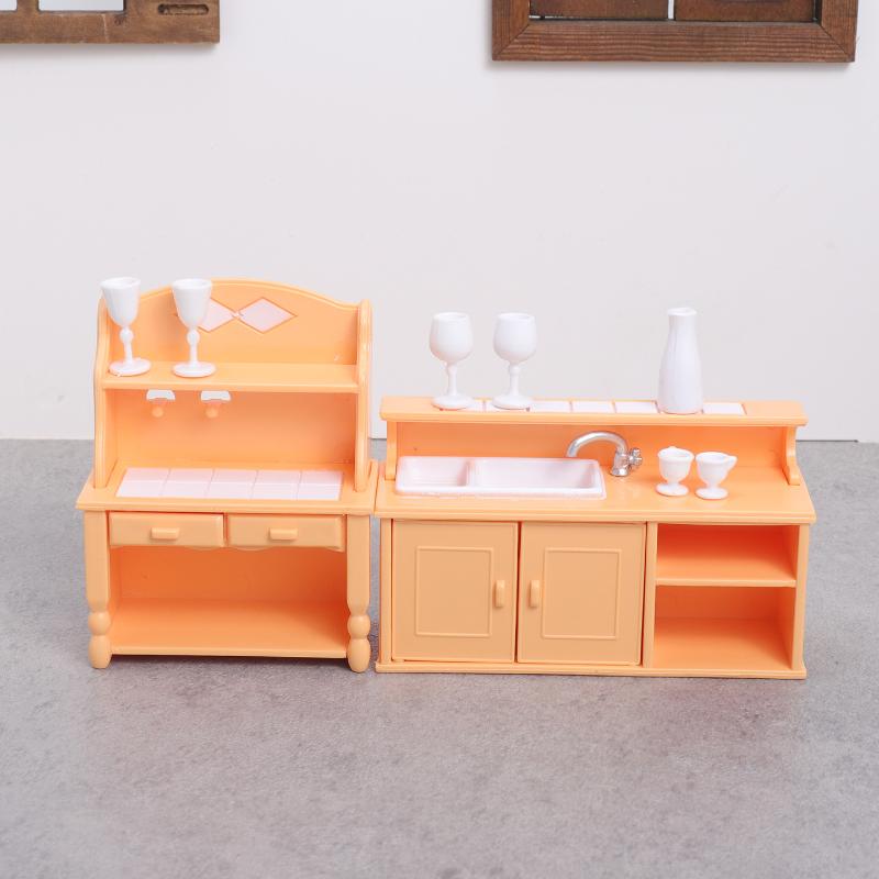 (.) 1 Set Dollhouse Kitchen Fu - Dollhouse Furniture Set recension och pris