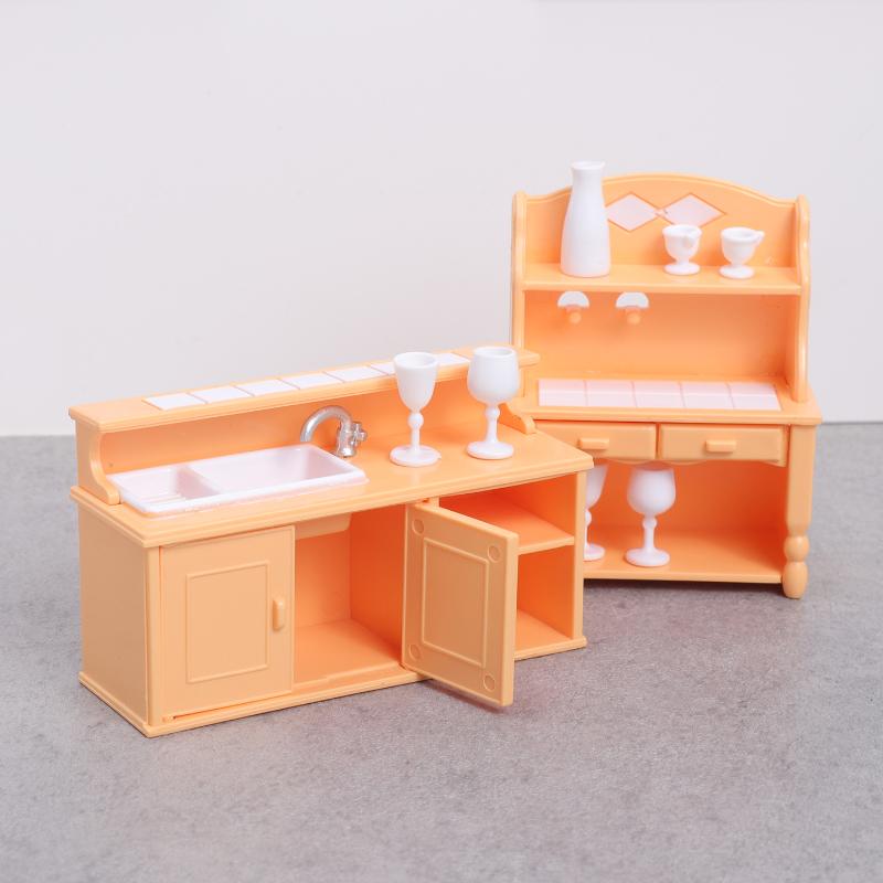(.) 1 Set Dollhouse Kitchen Fu - Dollhouse Furniture Set recension och pris