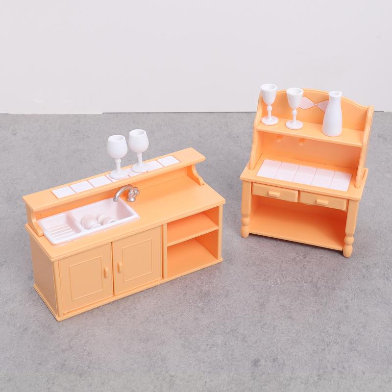 (.) 1 Set Dollhouse Kitchen Fu - Dollhouse Furniture Set recension och pris