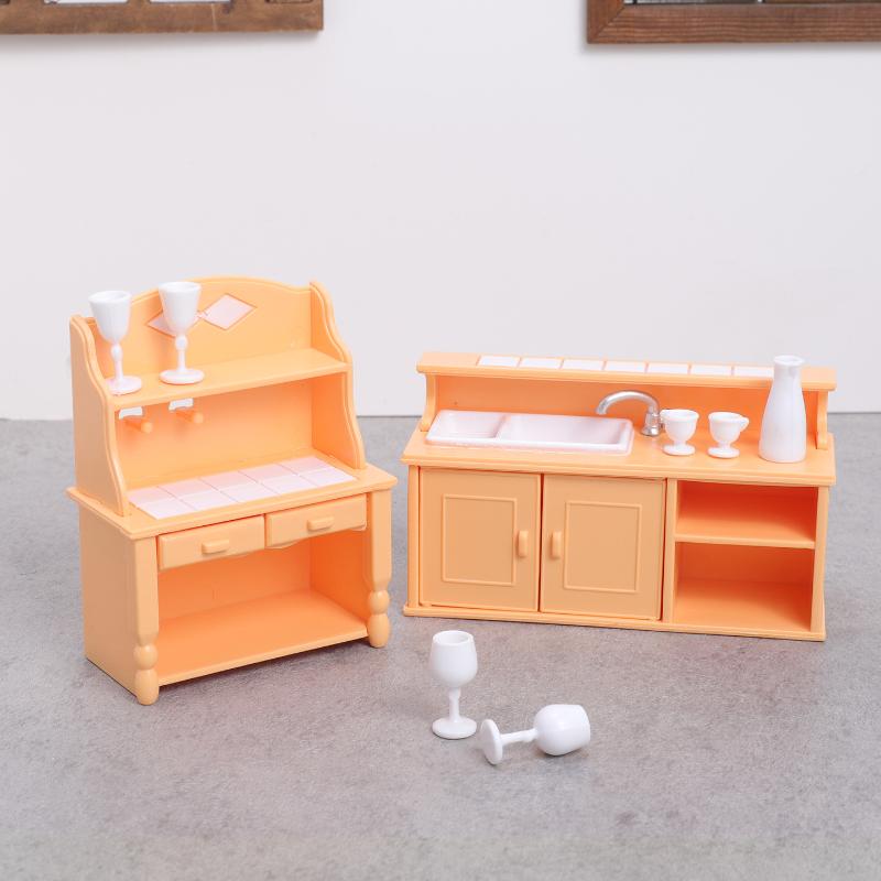 (.) 1 Set Dollhouse Kitchen Fu - Dollhouse Furniture Set recension och pris