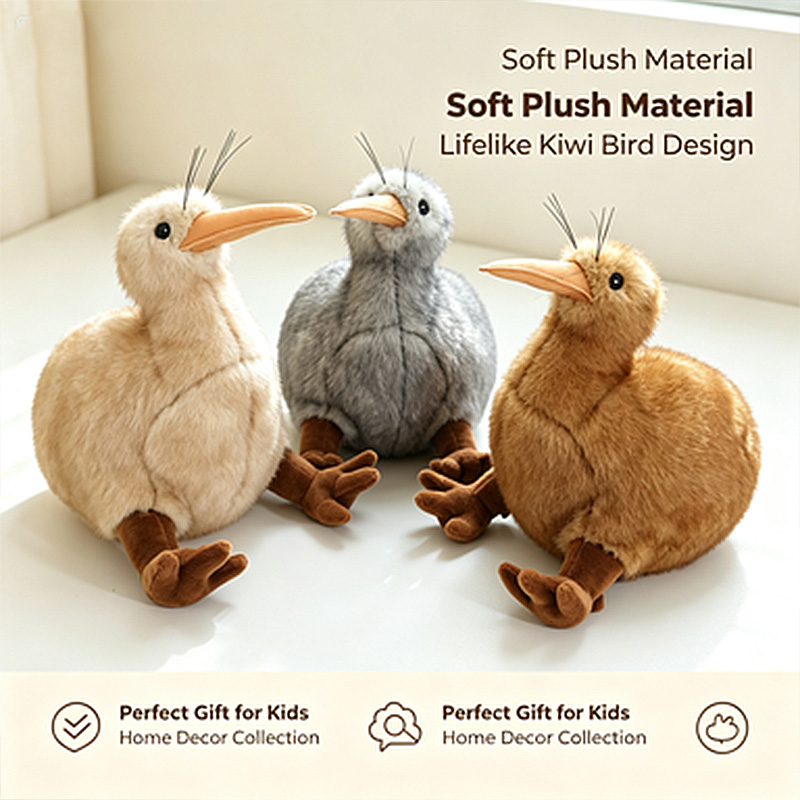 Hot Ealistic Kiwi Bird Plush T - Kids Toys New Zealand recension och pris