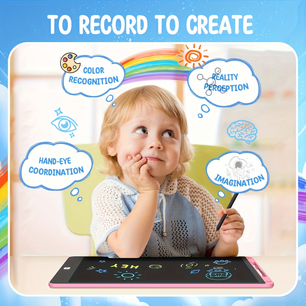 30pcs of 8.5 Inch LCD Drawing  - Learning Tablet Kids recension och pris