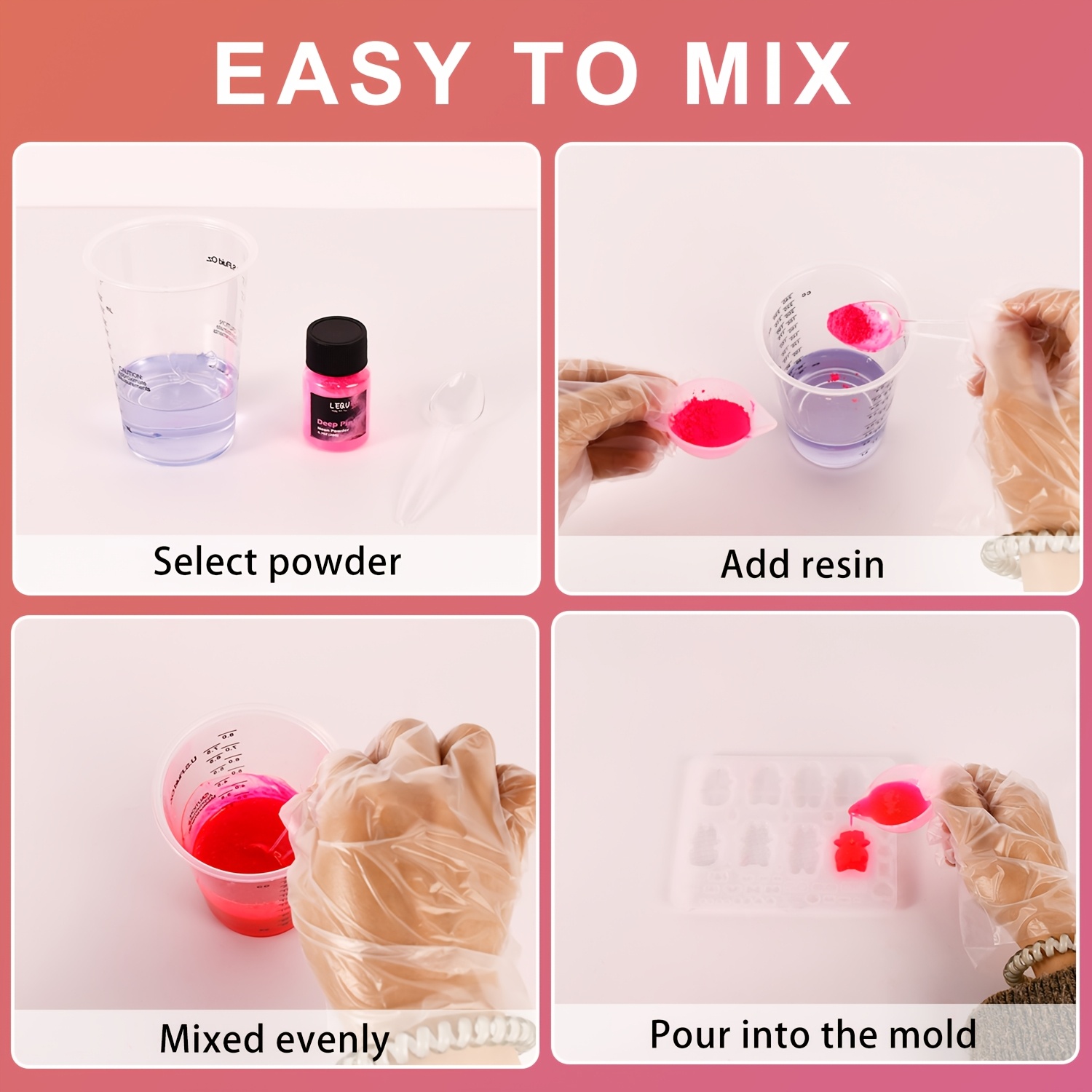 LEQU 12Colors Neon Fluorescent - Slime Making Kit recension och pris