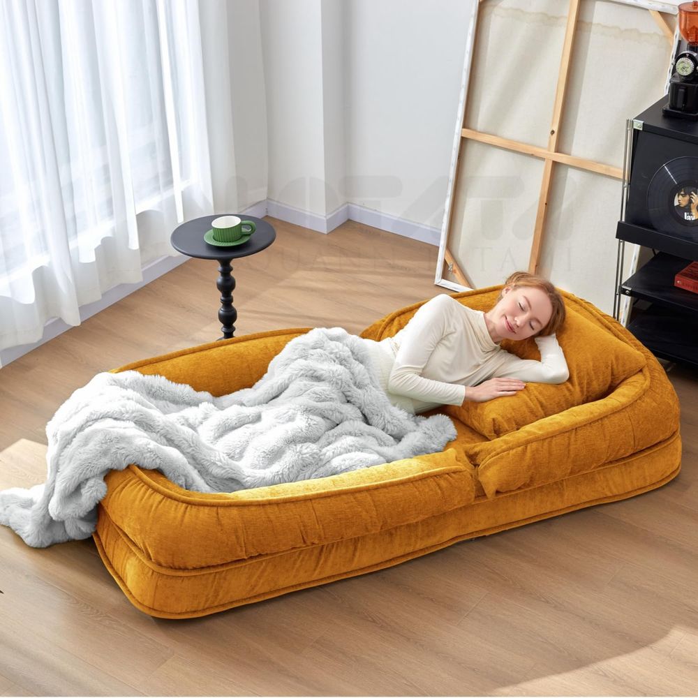 Foldable Lazy Sofa Bed Floor C - Kids' Toy recension och pris