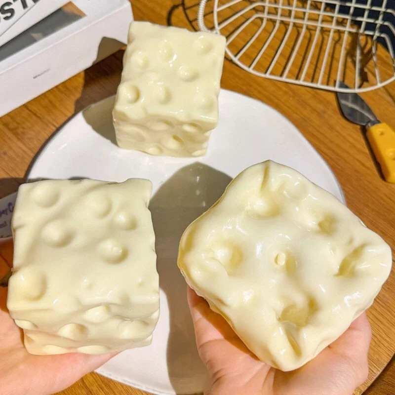 Taba Squishy Cheese Cube Stres - Kids' Toy recension och pris