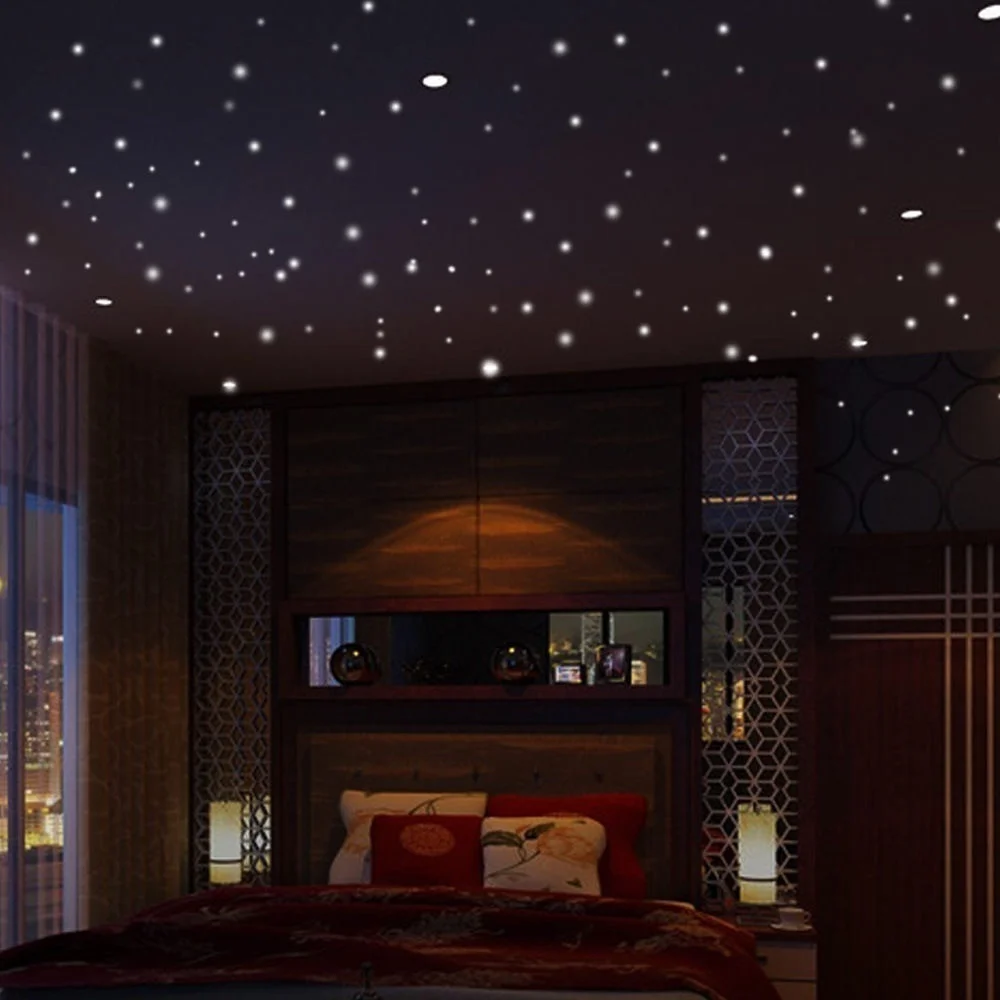 407 Pcs Wall Stickers Wall Dec - Glow In Dark Stars recension och pris
