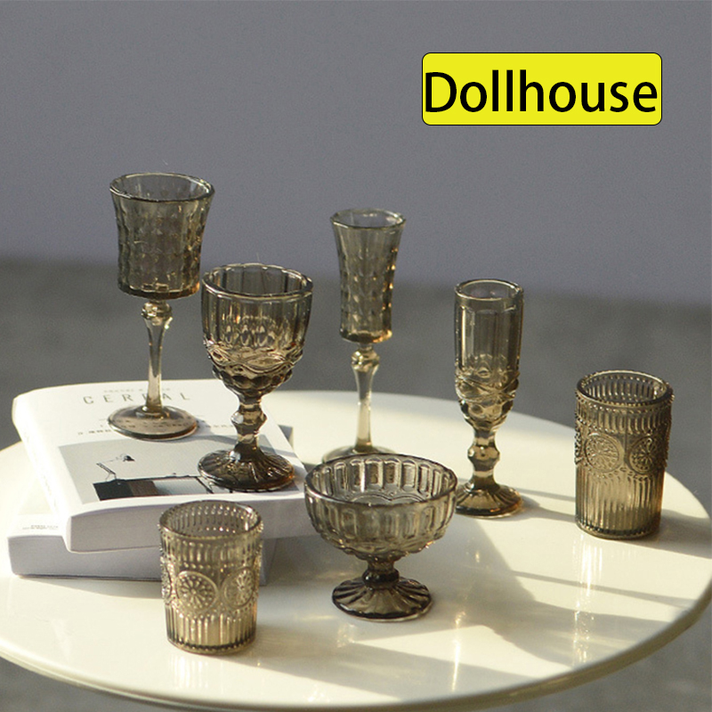 7Pcs/Set 1:6 Miniature Water C - Dollhouse Furniture Set recension och pris