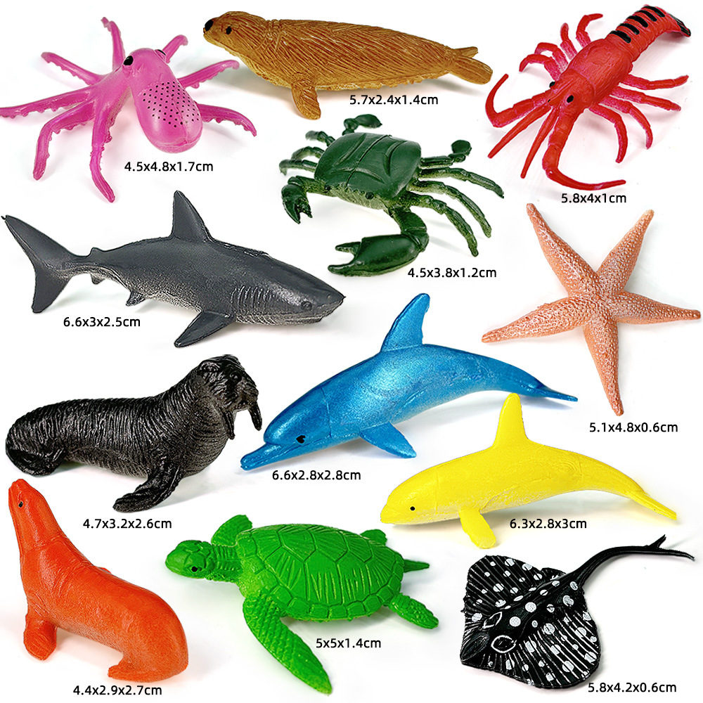 12pcs Ocean Sea Life Set Anima - Kids Toys China recension och pris