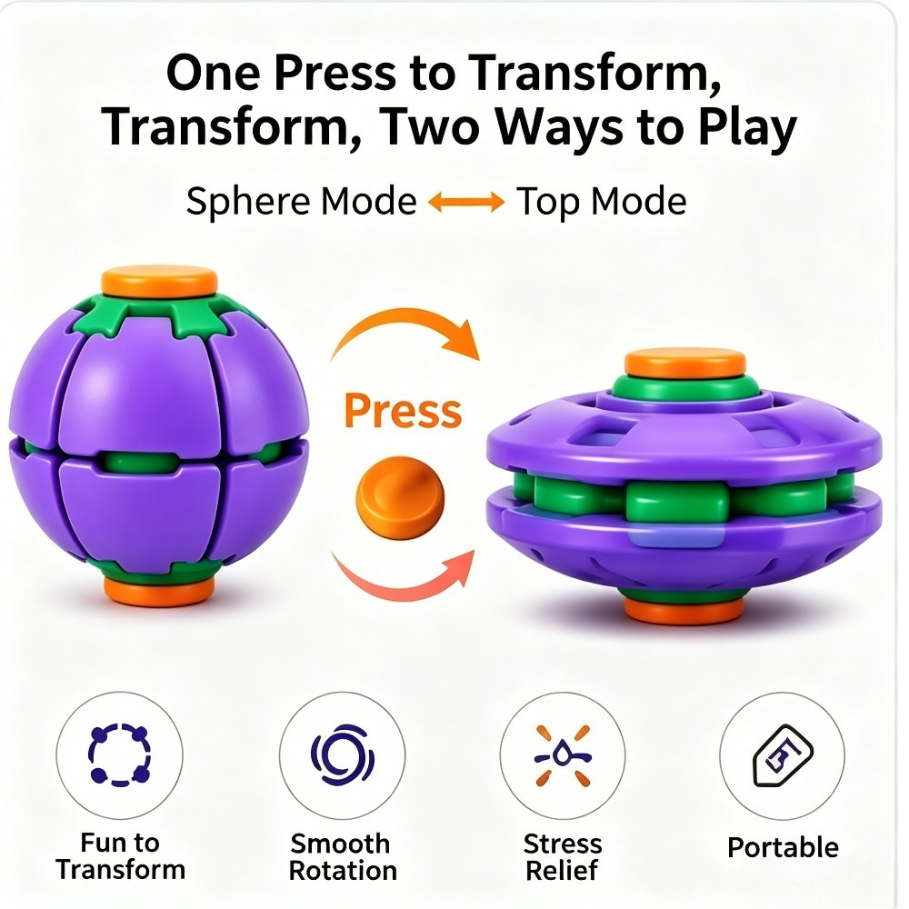 Transforming Fidget Spinner Ba - Kids' Toy recension och pris