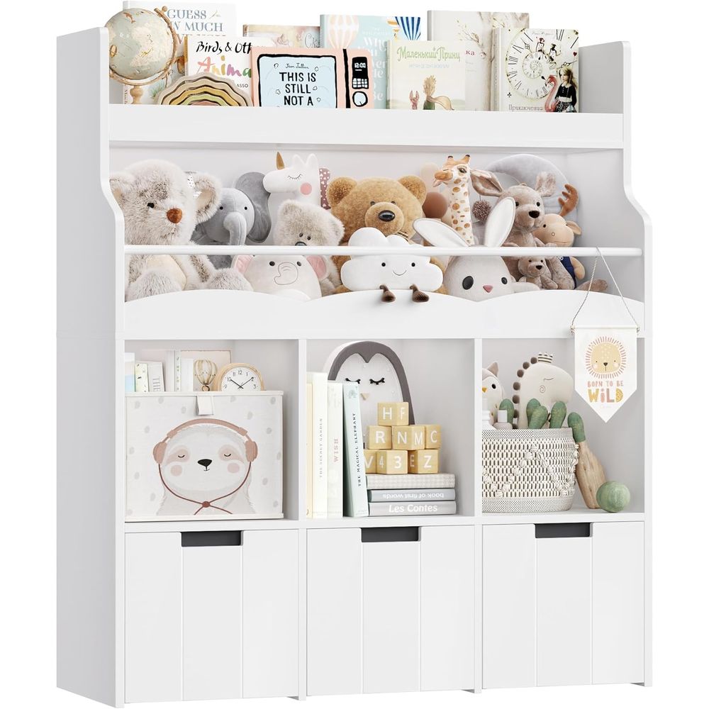 Kids Toy Storage Organizer wit - Kids' Toy recension och pris