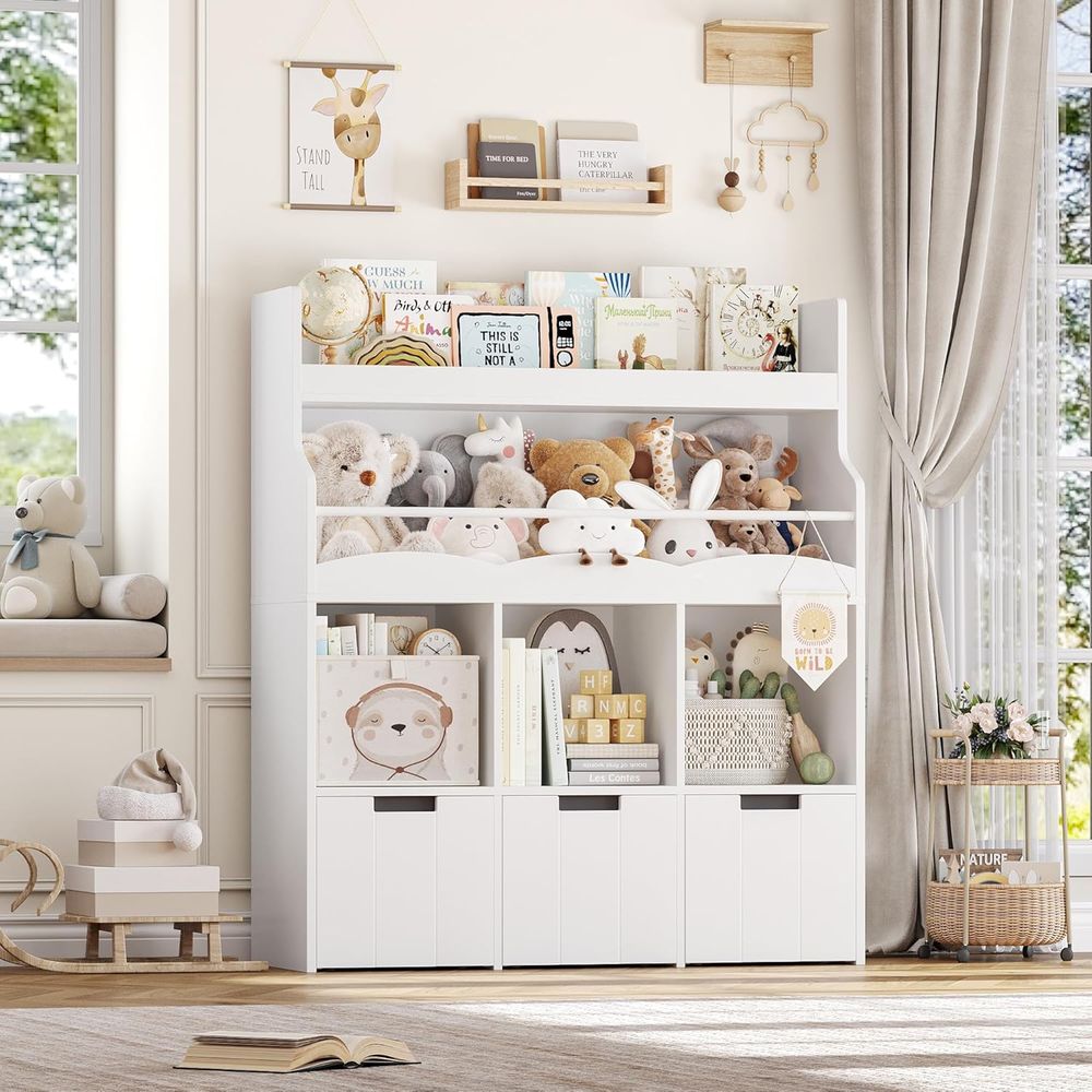 Kids Toy Storage Organizer wit - Kids' Toy recension och pris