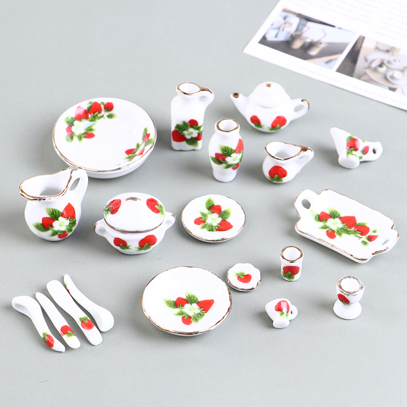 1 Set 1:12 Miniature Doll Hous - Dollhouse Furniture Set recension och pris