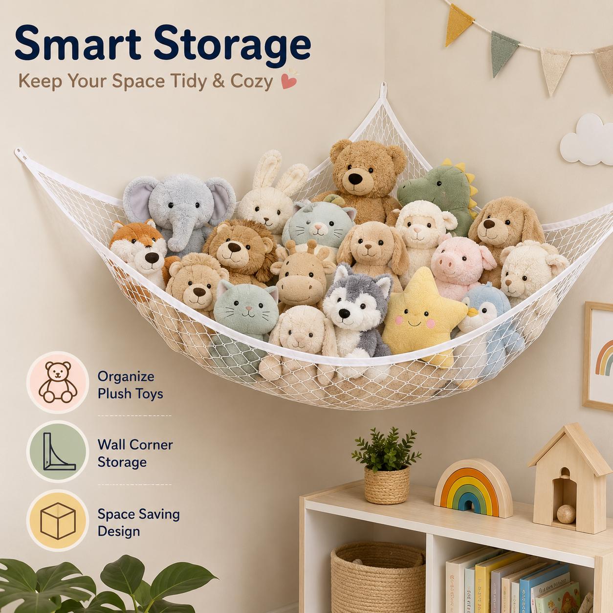 Mesh Toy Storage Hammock Hangi - Kids' Toy recension och pris