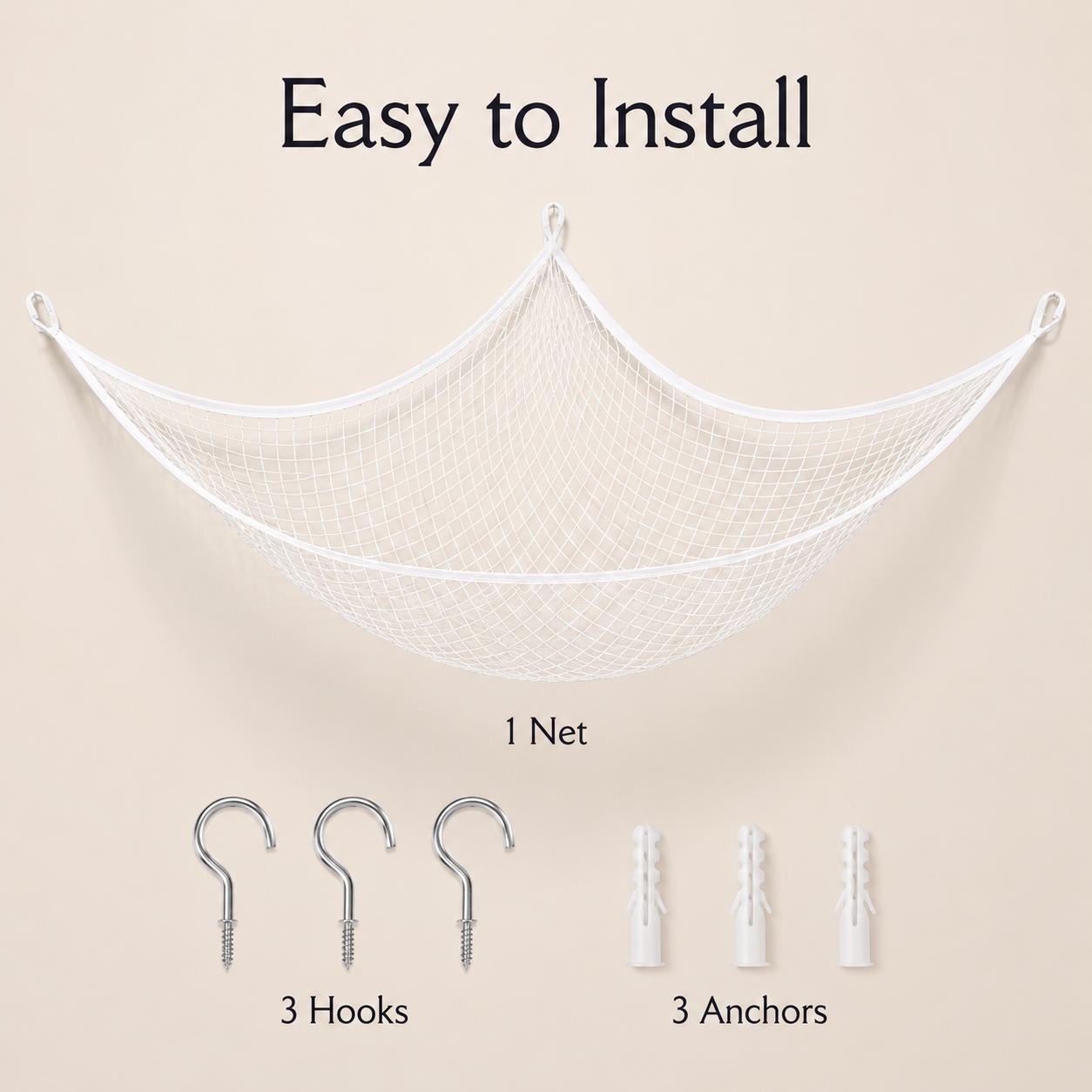 Mesh Toy Storage Hammock Hangi - Kids' Toy recension och pris