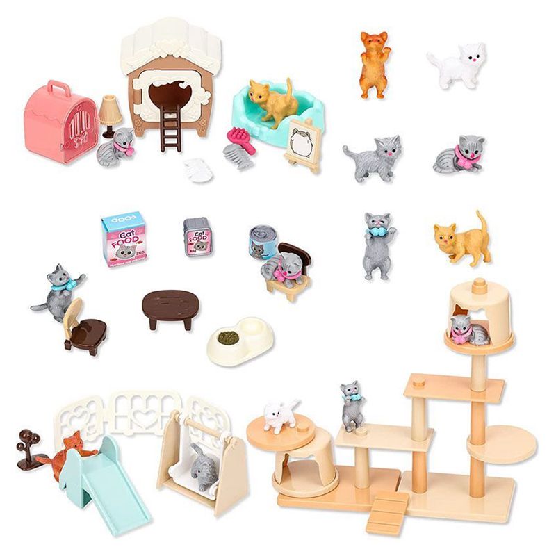 Cat Part Pet Set Kawaii Items  - Dollhouse Furniture Set recension och pris