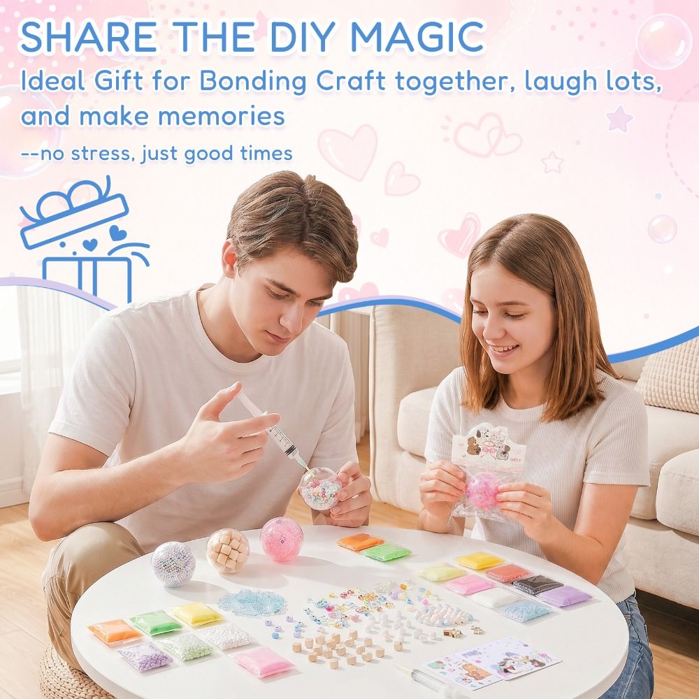 6cm Ball Skins DIY Stress Ball - Slime Making Kit recension och pris