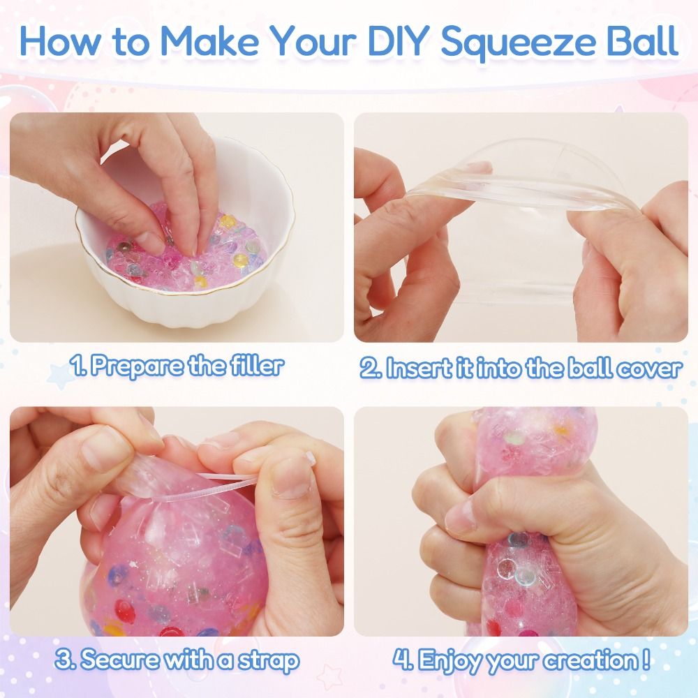 6cm Ball Skins DIY Stress Ball - Slime Making Kit recension och pris
