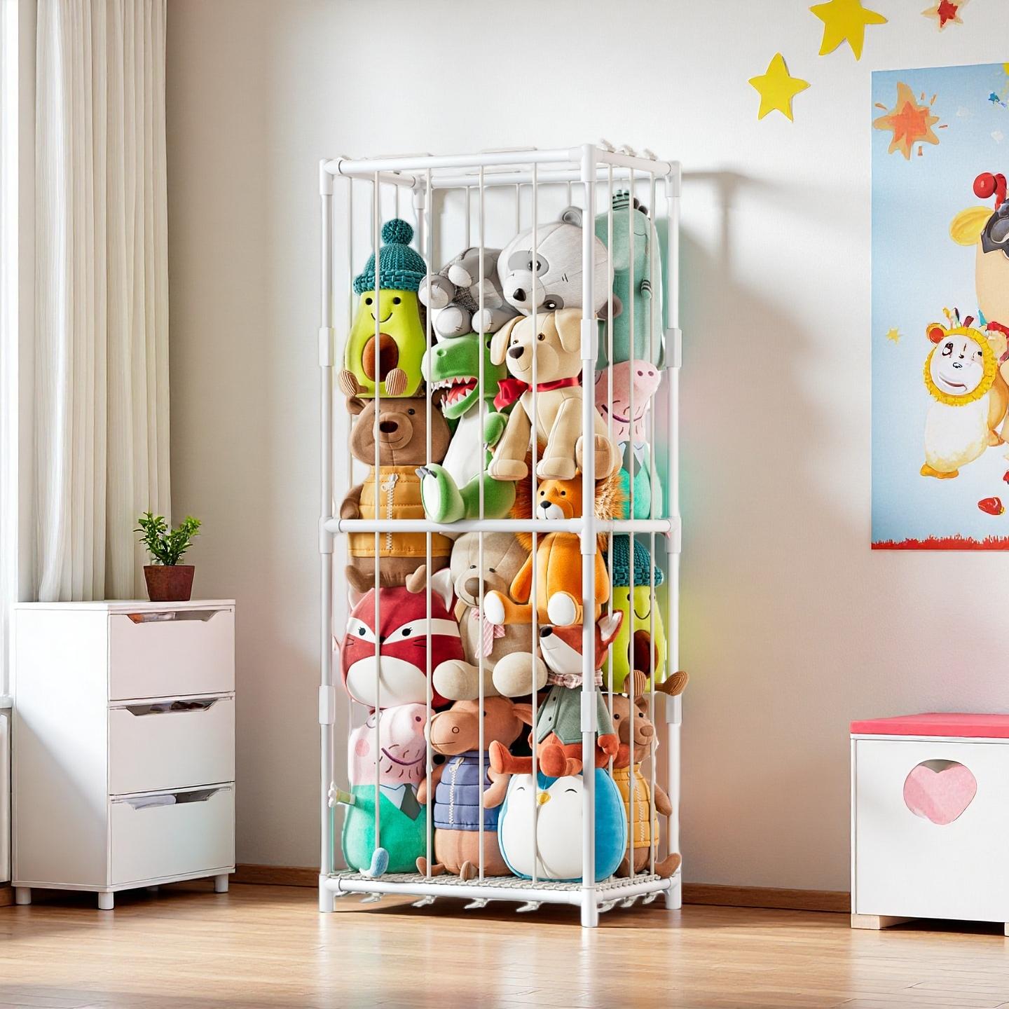 Vertical Stuffed Animal Storag - Kids' Toy recension och pris