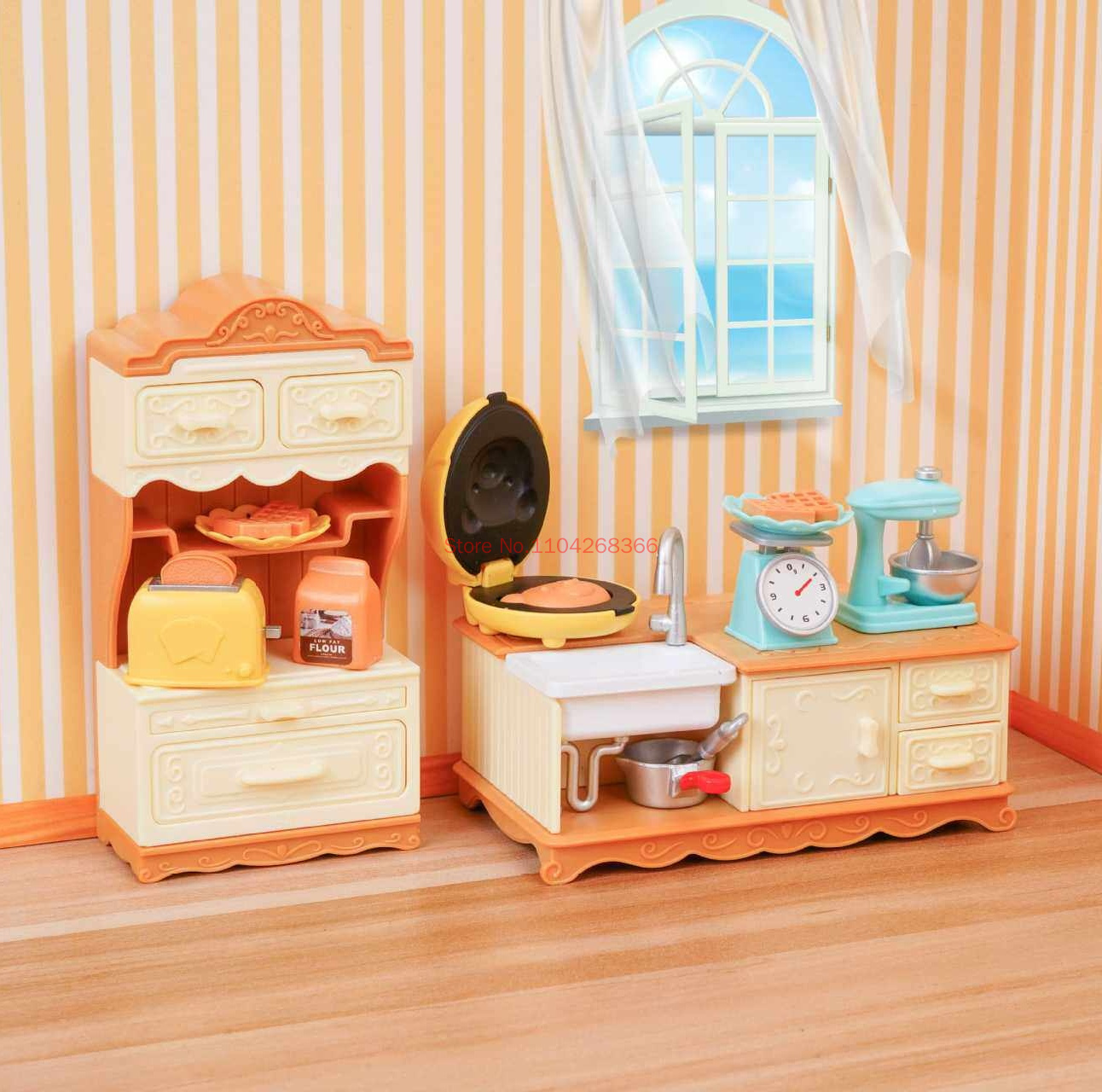 Forest Family 1/12 Kitchen Fur - Dollhouse Furniture Set recension och pris