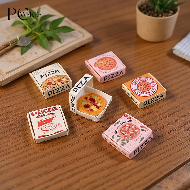 6pcs Dollhouse Miniature Pizza - Dollhouse Furniture Set recension och pris