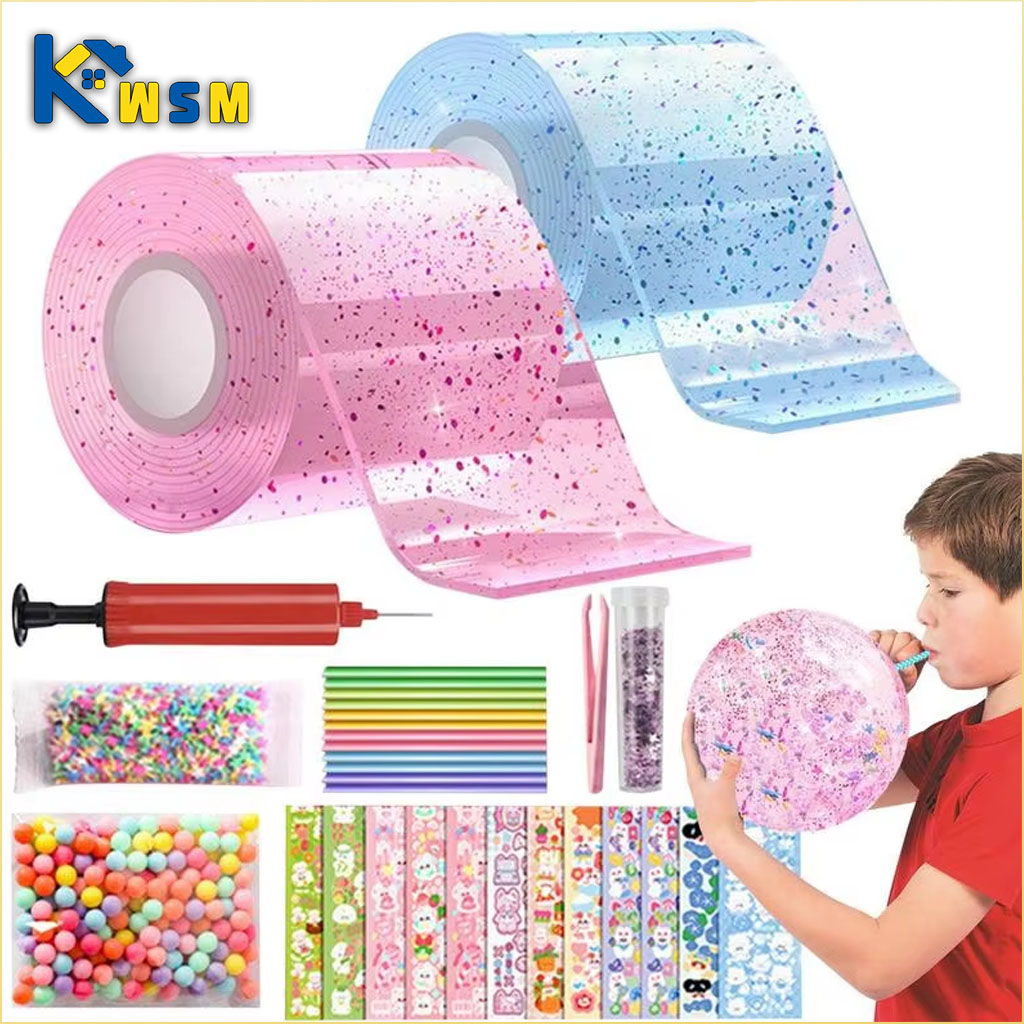 Glitter Nano Glue Set Bubble B - Slime Making Kit recension och pris