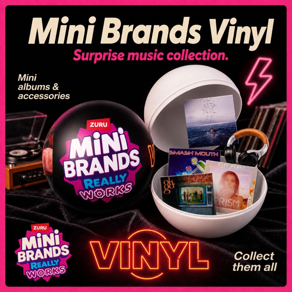 ZURU Mini Brands Vinyl Surpris - Kids Toys Brand recension och pris